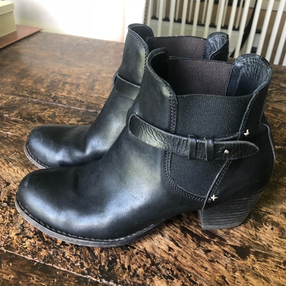 rag and bone black ankle boots
